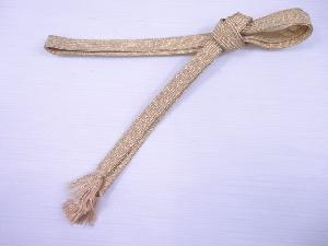 リサイクル　和装小物　帯締め　金糸　礼装用　正絹　手組　平組